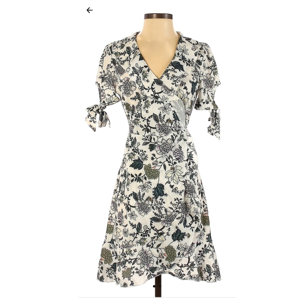 Cute mini wrap dress